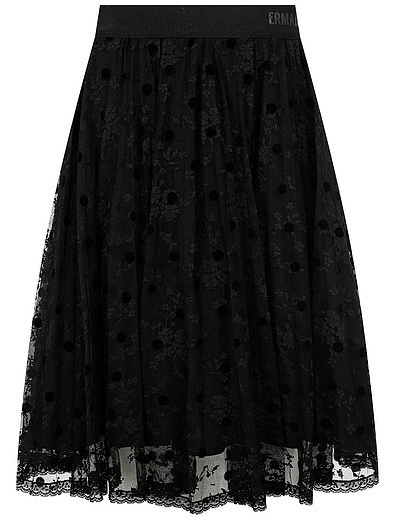 Черная кружевная юбка Ermanno Scervino - 1044509084887 - Фото 1