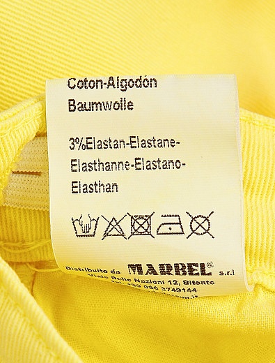 Желтые джинсы с необработанными краями Vicolo - 1164509071943 - Фото 3
