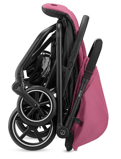 Детская коляска Cybex Eezy S+ 2 BLK Magnolia Pink с дождевиком и бампером CYBEX - 4004529170035 - Фото 6