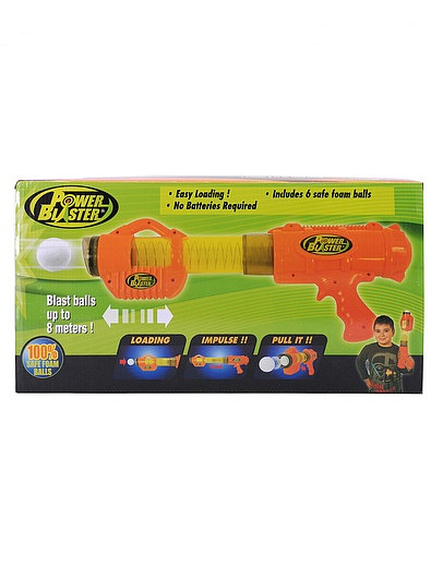 Оранжевый бластер с 6-ю шарами Toy Target - 7134529071753 - Фото 3