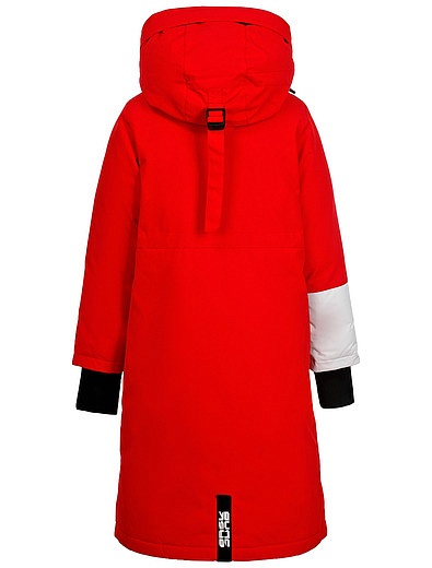 Ярко-красное пуховое пальто BASK - 1124509383101 - Фото 6