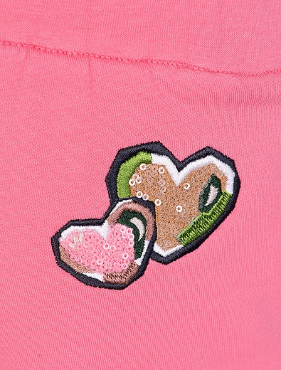 Розовые брюки с сердечками Emilio Pucci - 4242609881307 - Фото 2