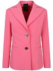 Розовый приталенный пиджак - 1334509370265