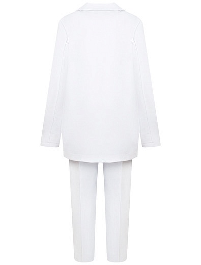 Белый оверсайз костюм ENN`STORE - 3024500170015 - Фото 3
