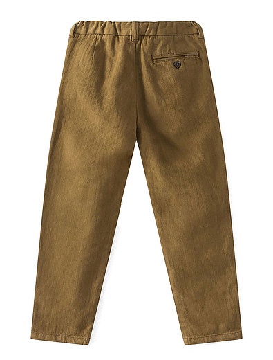 Коричневые хлопковые брюки Bonpoint - 1084519181640 - Фото 2