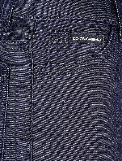 Джинсы базовые из темно-синего денима Dolce & Gabbana - 1161419970045 - Фото 2