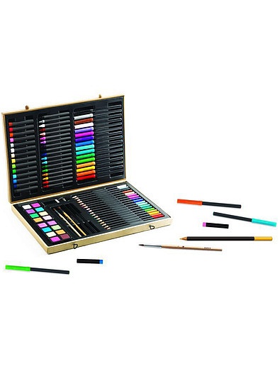 Большой набор: карандаши, фломастеры, краски Djeco - 7132528981738 - Фото 4