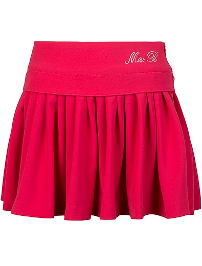 Красная теннисная юбка Miss Blumarine - 1041309671156 - Фото 1