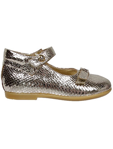 Золотые туфли с бантиками Missouri - 2014509070011 - Фото 2