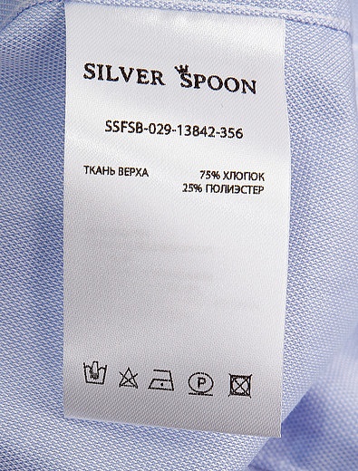 Рубашка с длинным рукавом на кнопках SILVER SPOON - 1014519080438 - Фото 5