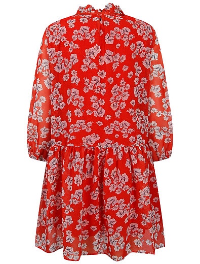 Красное платье с цветочным принтом Patrizia Pepe - 1054509176352 - Фото 2