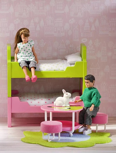 Детская с 2 кроватями для кукольного дома Lundby - 6944529270374 - Фото 2