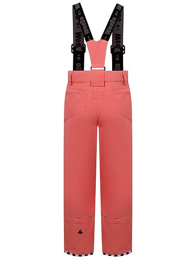 розовые утепленные брюки WeeDo - 1604509181407 - Фото 4