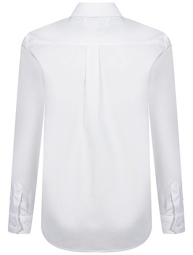 Белая рубашка с вышитым логотипом Dolce & Gabbana - 1014519182224 - Фото 2
