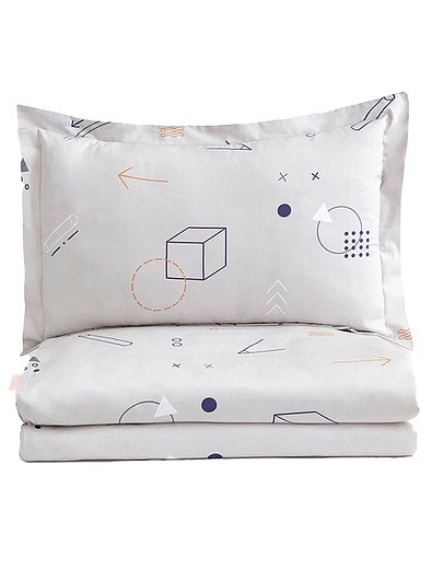Комплект постельного белья с геометричными принтами L MyzA for kids - 5054520280058 - Фото 1