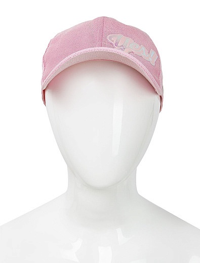 Розовая кепка с аппликацией Yes! Il Trenino - 1184509170170 - Фото 3