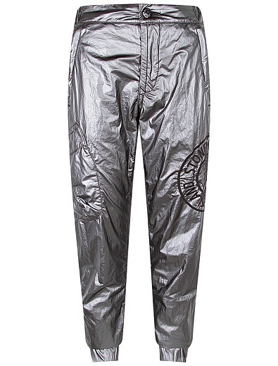 Серые брюки покрытые полиуретановой смолой Stone Island - 1081719980011 - Фото 1