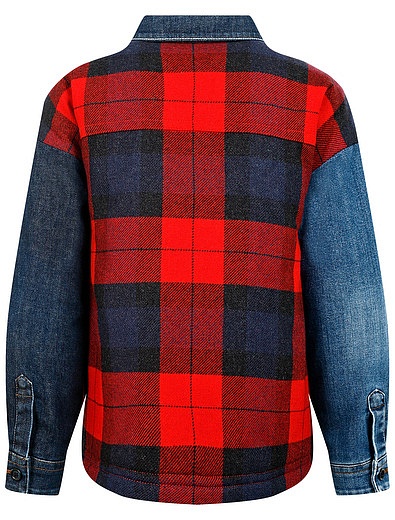 Куртка-рубашка в технике пэтчворк Dolce & Gabbana - 1074519182822 - Фото 4