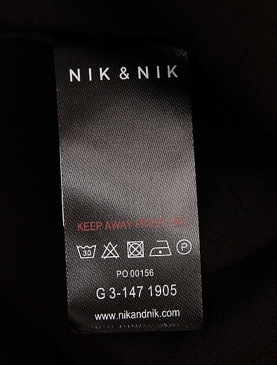 Черная многоярусная юбка NIK & NIK - 1041109980175 - Фото 4