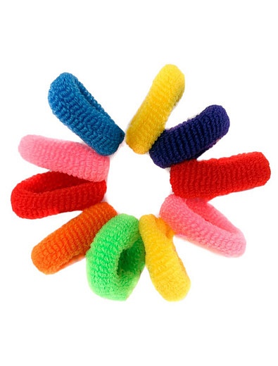 Набор из десяти разноцветных резинок Junefee - 4884500171264 - Фото 1
