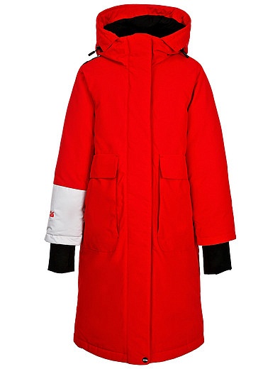 Ярко-красное пуховое пальто BASK - 1124509383101 - Фото 1