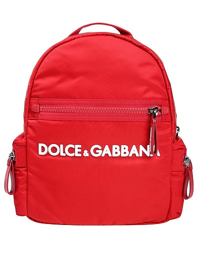 Рюкзак с аппликацией логотипа Dolce & Gabbana - 1501328980047 - Фото 1