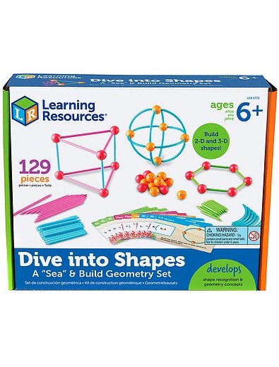 Развивающая игрушка "Погружение в геометрию с карточками" Learning Resources - 0664529180072 - Фото 10