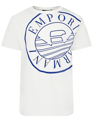 Комплект из футболки и шорт с лого EMPORIO ARMANI - 3024519273486 - Фото 3