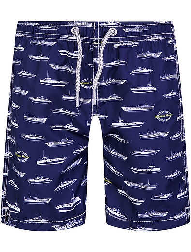 Пляжные шорты с корабликами MC2 Saint Barth - 4101419870089 - Фото 1