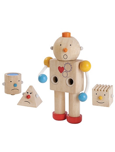 Деревянная игрушка-конструктор Робот PLAN TOYS - 7132529980938 - Фото 4