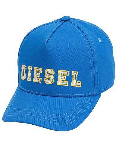 Синяя кепка с логотипом Diesel - 1184519370362 - Фото 1