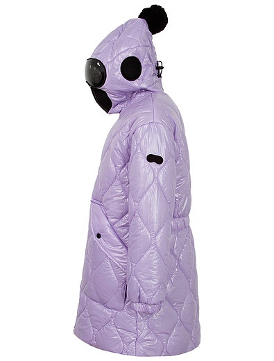 Стеганое пальто со встроенными в капюшон линзами AI Riders on the Storm - 1124509181660 - Фото 3