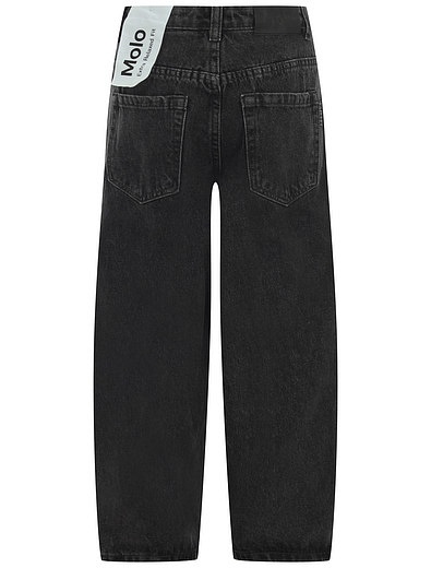 Широкие черные джинсы из хлопка MOLO - 1164519281684 - Фото 7