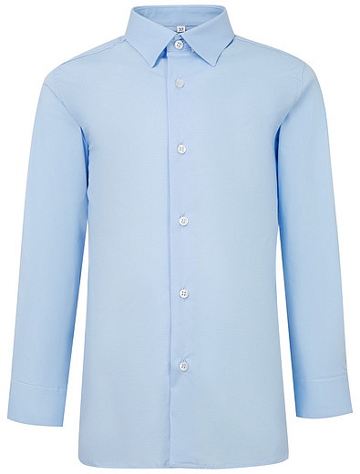 Хлопковая голубая рубашка Malip - 1011519980119 - Фото 1