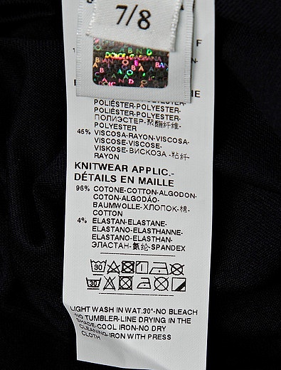 Лонгслив из хлопка с принтом медали Dolce & Gabbana - 4164519085777 - Фото 3