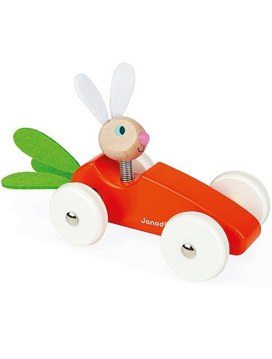 Каталка-машинка для малышей "Кролик" JANOD - 7134529272594 - Фото 1