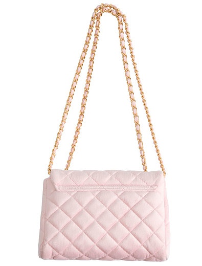 Бархатная розовая сумка Milledeux - 1204500370017 - Фото 3