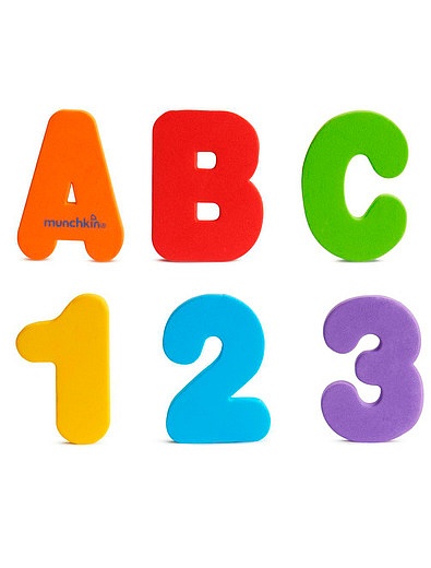 Игровой набор для ванны буквы и цифры Munchkin - 7134529281190 - Фото 1