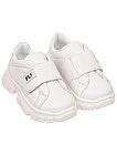 Белые кроссовки с массивной подошвой - 2104509270617