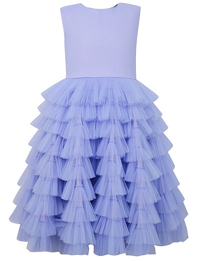 Лавандовое многослойное платье с бантом Windy ENN`STORE - 1052000980010 - Фото 1