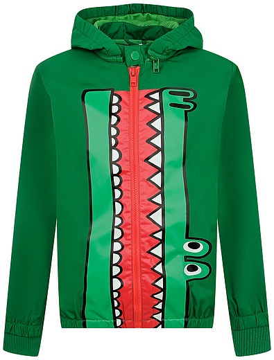 Зелёная куртка с крокодилом Stella McCartney - 1074519273728 - Фото 1