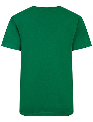Зеленая футболка с принтом Daniele Alessandrini - 1134519384791 - Фото 2
