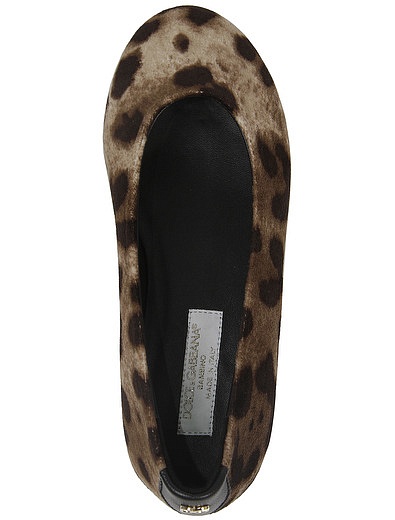 Туфли с леопардовым принтом Dolce & Gabbana - 2017709980043 - Фото 4