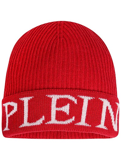Красная шапка с принтом логотипа Philipp Plein - 1354529080074 - Фото 1