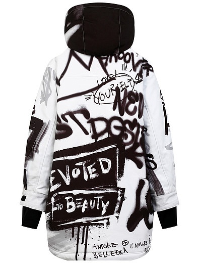 Куртка с принтами Dolce & Gabbana - 1074519182877 - Фото 2