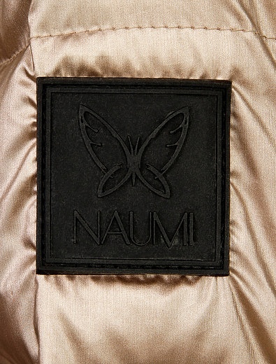 Золотая куртка с поясом NAUMI - 1070109880048 - Фото 2