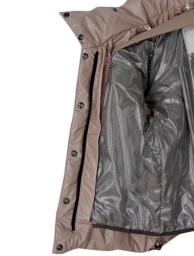 Комплект утепленный из куртки с меховой отделкой и брюк G'N'K - 6124509280122 - Фото 5