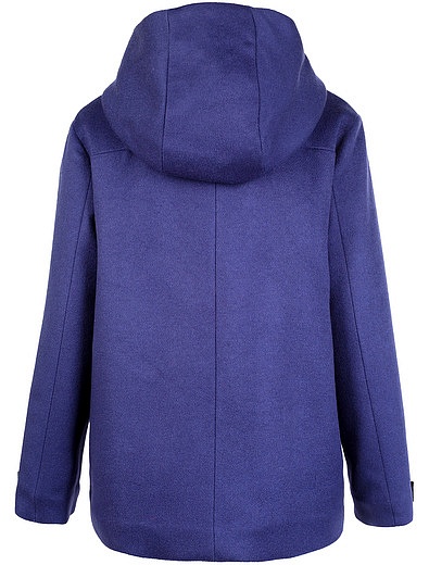 Синее пальто с капюшоном Dior - 1120419680194 - Фото 4