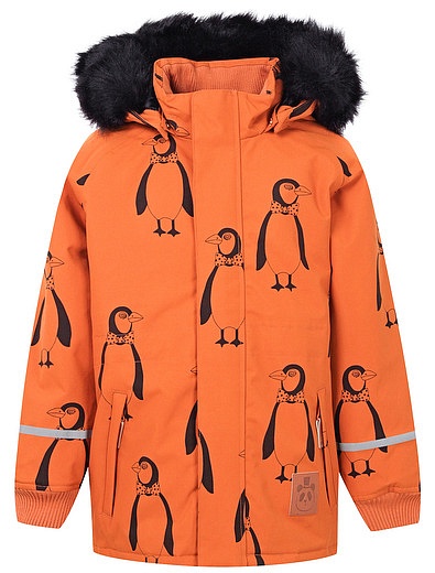 Куртка с принтом пингвины MINI RODINI - 1072419980081 - Фото 1
