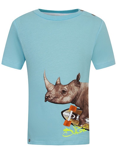 Комплект из футболки с носорогом и шорт Lapin House - 3024519372936 - Фото 4